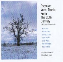 Estonian Vocal Music from the 20th Century