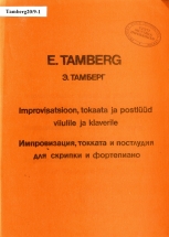 Eino Tamberg. Improvisation, Toccata and Postlude for Violin and Piano