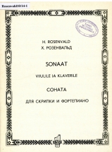 Helmut Rosenvald. Sonaat viiulile ja klaverile