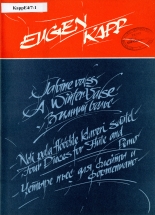 Eugen Kapp. A Winter Valse. Four Pieces for Flute and Piano