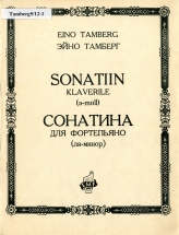 Eino Tamberg. Sonatina for Piano in A minor