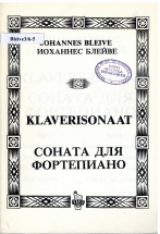 Johannes Bleive. Piano Sonata