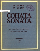 Els Aarne. Sonata for double-bass and piano