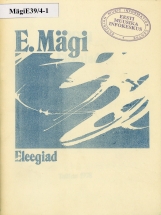 Ester Mägi. Elegies